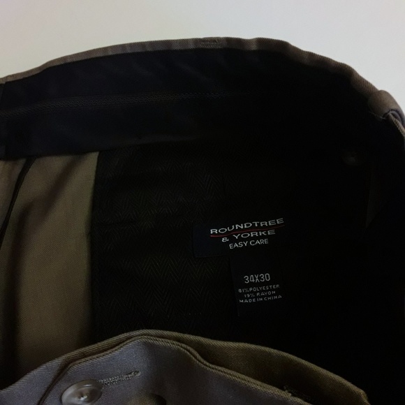 Bundle “3 x $20" ROUNDTREE &YORKE Men's Dress Pants 34 - Picture 3 of 6